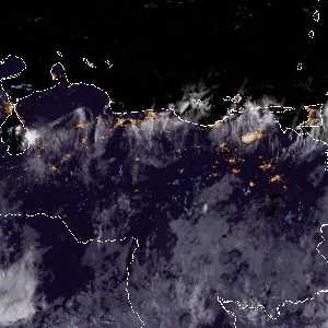 météo tropicale : Image satellite .