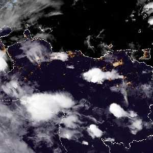 météo tropicale : Image satellite .
