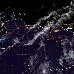 météo tropicale : Image satellite .