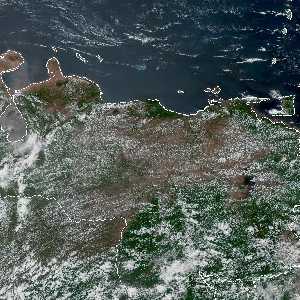 météo tropicale : Image satellite .
