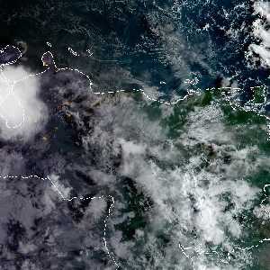 météo tropicale : Image satellite .