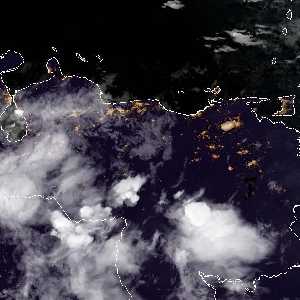 météo tropicale : Image satellite .