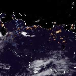météo tropicale : Image satellite .