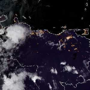 météo tropicale : Image satellite .