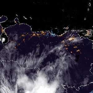 météo tropicale : Image satellite .