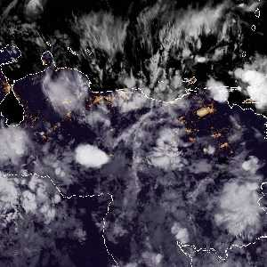 météo tropicale : Image satellite .
