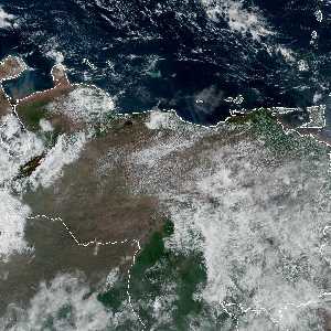météo tropicale : Image satellite .