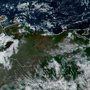 météo tropicale : Image satellite .