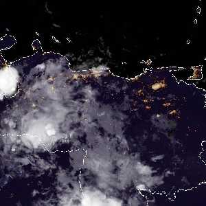 météo tropicale : Image satellite .