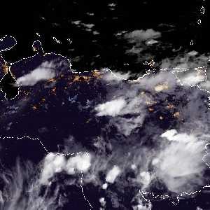 météo tropicale : Image satellite .