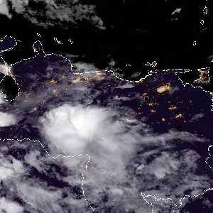 météo tropicale : Image satellite .