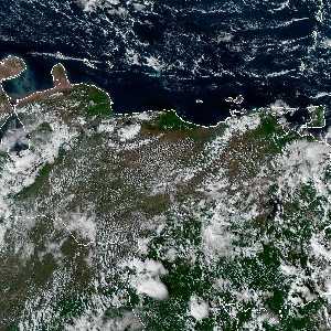 météo tropicale : Image satellite .