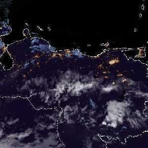 météo tropicale : Image satellite .