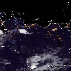 météo tropicale : Image satellite .