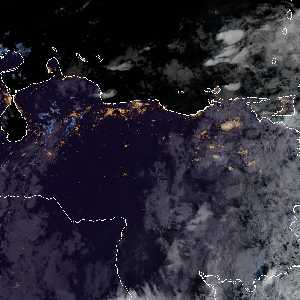 météo tropicale : Image satellite .