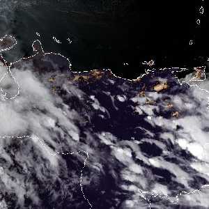 météo tropicale : Image satellite .