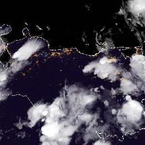 météo tropicale : Image satellite .