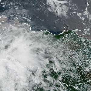 météo tropicale : Image satellite .