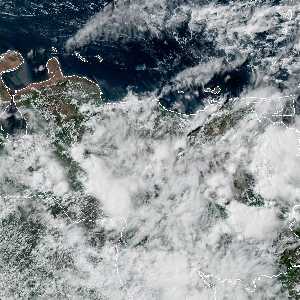 météo tropicale : Image satellite .