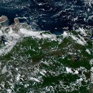 météo tropicale : Image satellite .