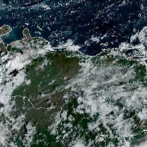 météo tropicale : Image satellite .