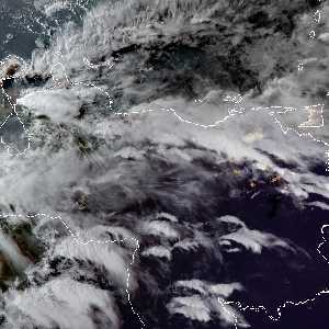 météo tropicale : Image satellite .