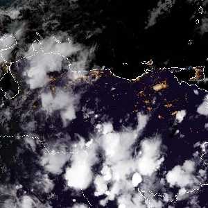 météo tropicale : Image satellite .
