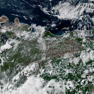 météo tropicale : Image satellite .