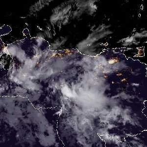 météo tropicale : Image satellite .