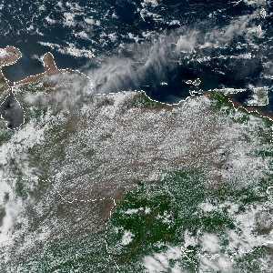 météo tropicale : Image satellite .