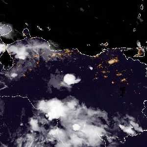 météo tropicale : Image satellite .
