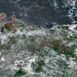 météo tropicale : Image satellite .