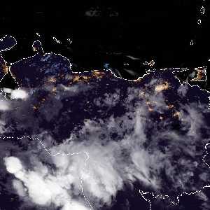 météo tropicale : Image satellite .