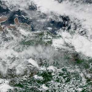 météo tropicale : Image satellite .