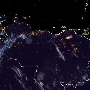 météo tropicale : Image satellite .