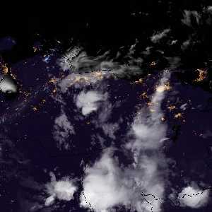 météo tropicale : Image satellite .