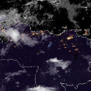 météo tropicale : Image satellite .