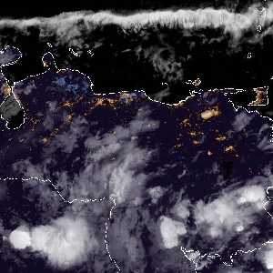 météo tropicale : Image satellite .