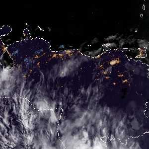 météo tropicale : Image satellite .