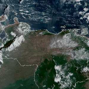 météo tropicale : Image satellite .