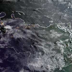 météo tropicale : Image satellite .