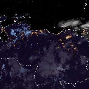 météo tropicale : Image satellite .