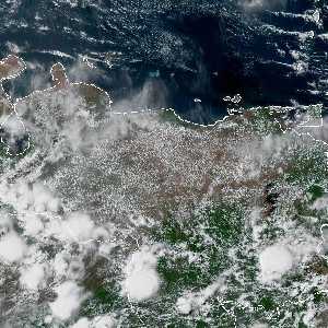 météo tropicale : Image satellite .