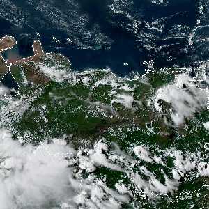 météo tropicale : Image satellite .
