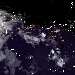 météo tropicale : Image satellite .