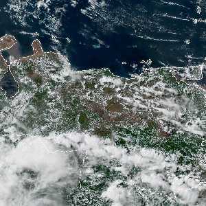 météo tropicale : Image satellite .