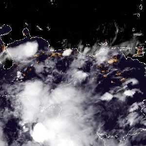 météo tropicale : Image satellite .
