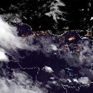 météo tropicale : Image satellite .