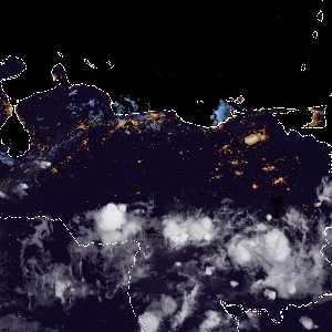 météo tropicale : Image satellite .