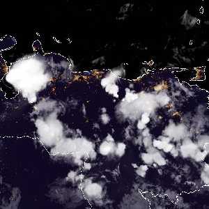 météo tropicale : Image satellite .